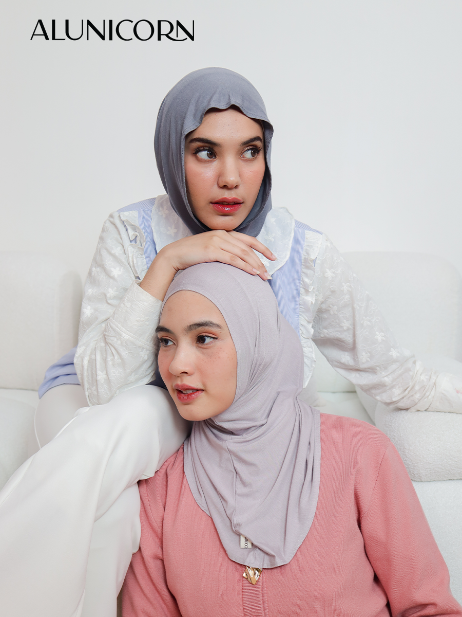 ALUNICORN - Runa Hijab Instan - Hijab Instan - Hijab Sport