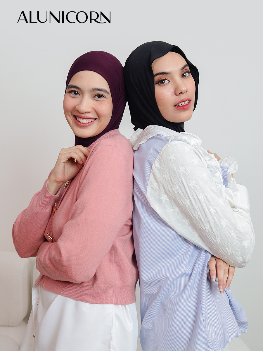 ALUNICORN - Runa Hijab Instan - Hijab Instan - Hijab Sport