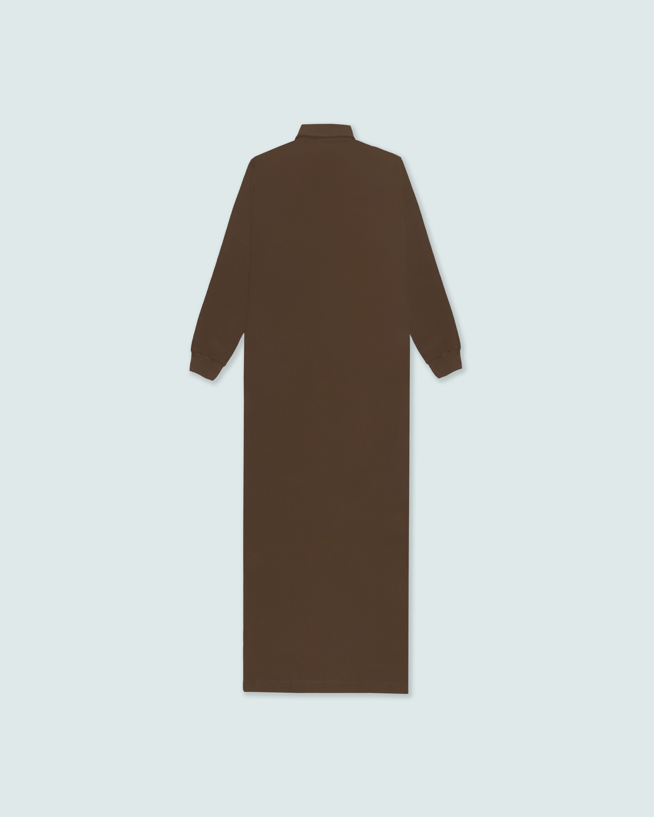 Jenin Oversized Polo Dress - Espresso