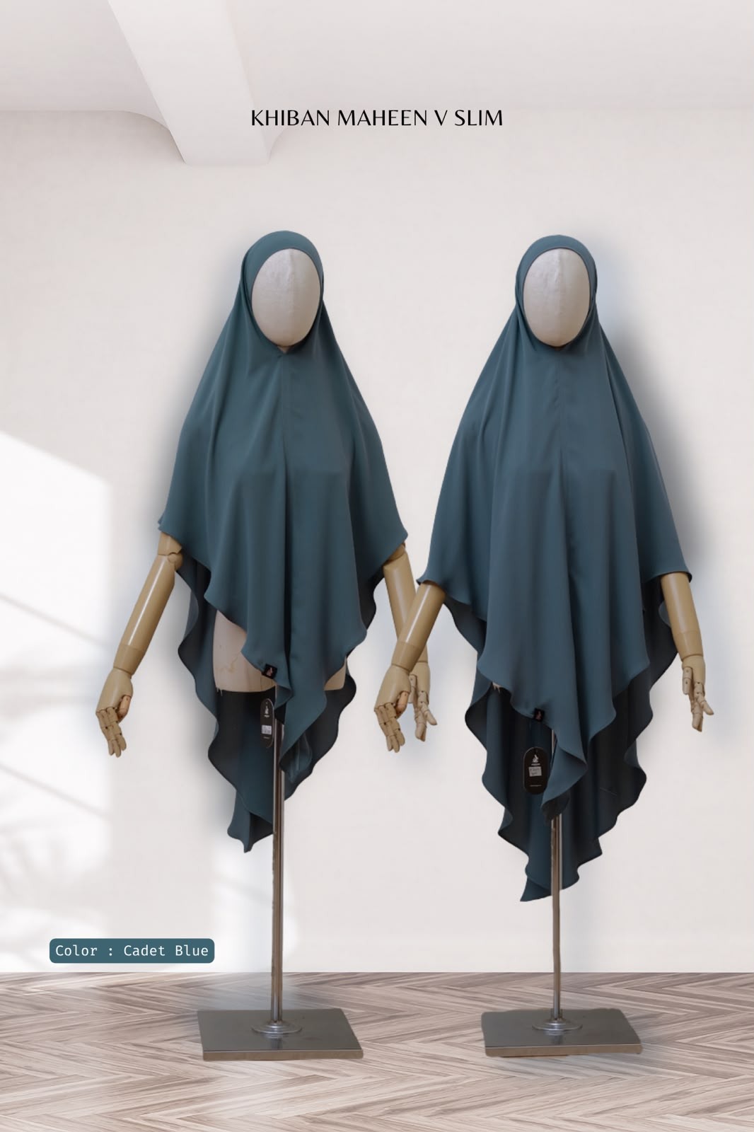 V SLIM KHIBAN CADET  BLUE MAHEEN