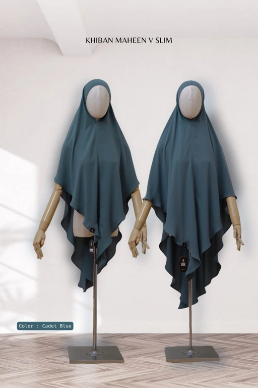V SLIM KHIBAN CADET BLUE MAHEEN