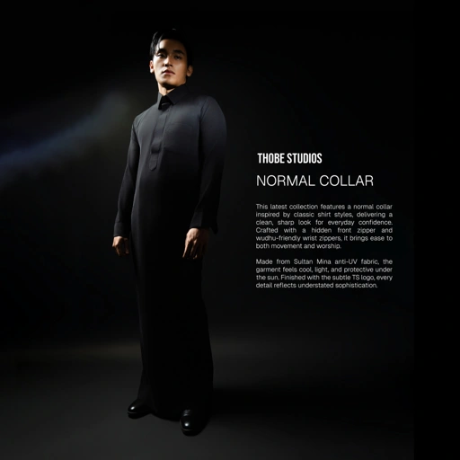 Image of [THOBE NORMAL COLLAR] – Thobe Studios / Thobe Pria – Polyester Premium (Anti UV)