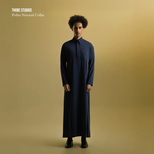 Image of [THOBE PEDRO NORMAL COLLAR] – Thobe Studios / Thobe Pria – Polyester Premium (Anti UV)