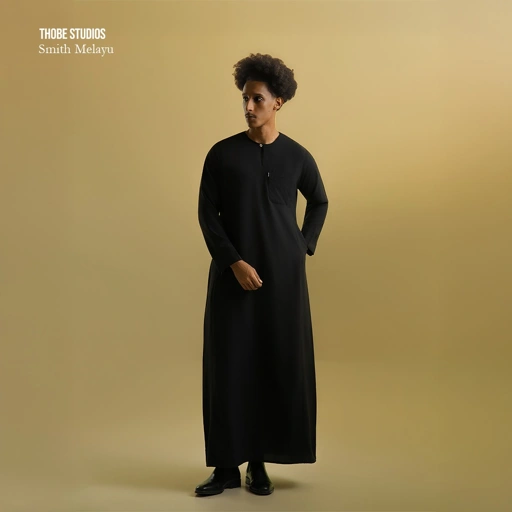 Image of [THOBE SMITH MELAYU] Thobe Studios (Jubah / Gamis Pria Premium Slimfit) – UV Protection