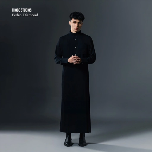 Image of [THOBE PEDRO DIAMOND] Thobe Studios Thoub (Jubah / Gamis Pria Premium Slimfit) - UV Protection.
