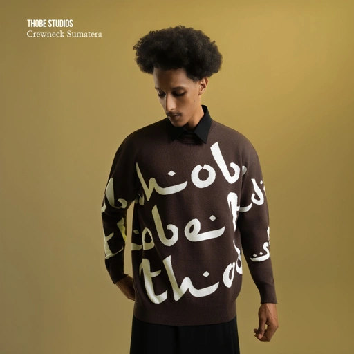 Image of OUTER THOBE —  THOBE STUDIOS / CREWNECK SUMATERA SERIES