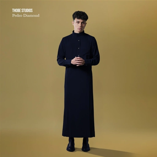 Image of [THOBE PEDRO DIAMOND] Thobe Studios Thoub (Jubah / Gamis Pria Premium Slimfit) - UV Protection.