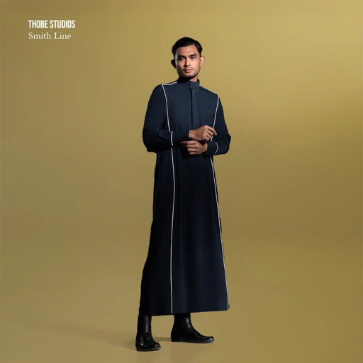 Image of [THOBE SMITH LINE] Thobe Studios Thoub x Bysofni (Jubah / Gamis Pria Premium Slimfit) - UV Protection.