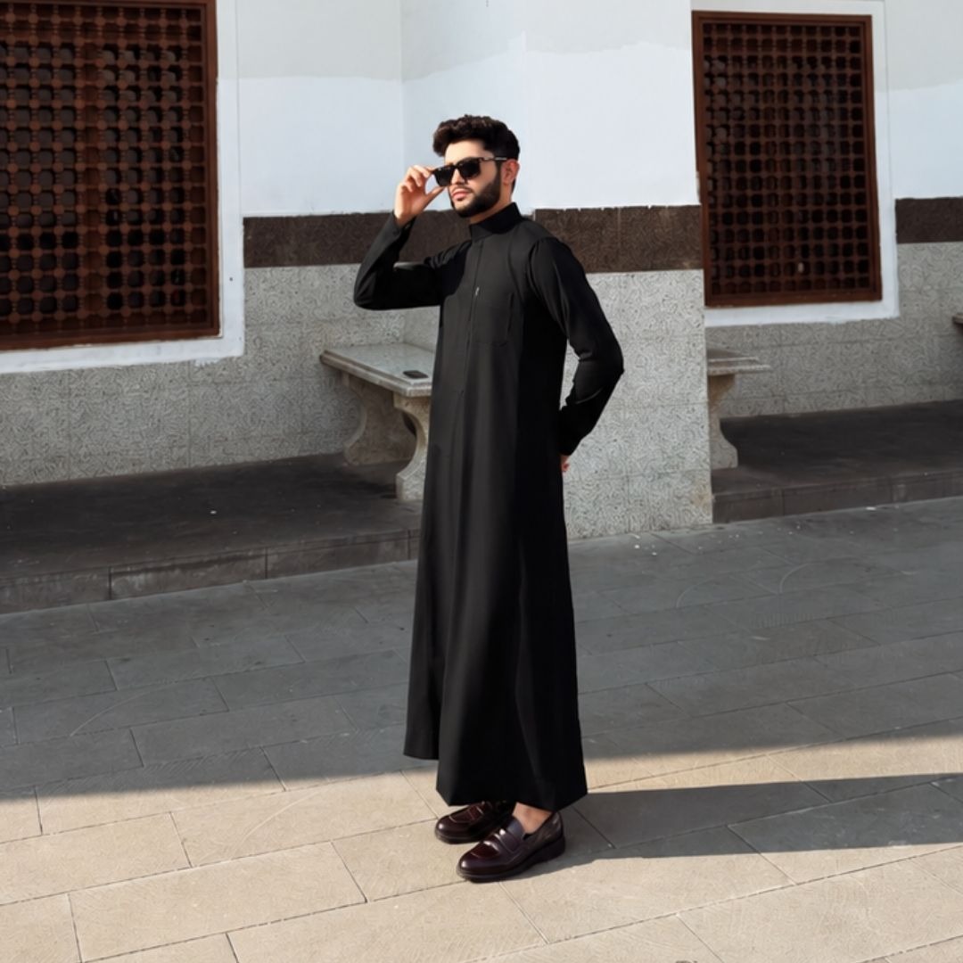 [THOBE LUMIERE BLACK] –  Thobe Studios / Thobe Pria – Premium Fabric
