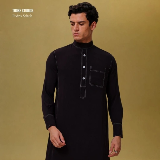 Image of [THOBE PEDRO STITCH] – THOBE STUDIOS / Thobe Pria Premium Slimfit (UV Protection)