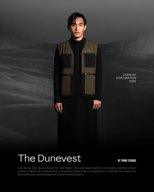 Image of  THE DUNEVEST THOBE STUDIOS / Premium Taslan Crinkle – Water Repellent