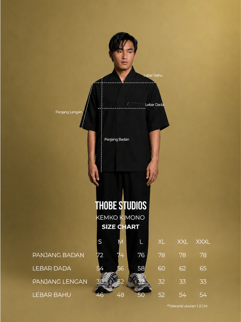 [KEMKO KIMONO] Thobe Studios – Premium Material Stretch & Breathable
