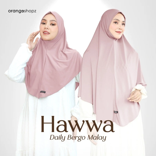 Image of Hijab Instan Dagu Malay Jersey Premium Hawwa Daily Bergo