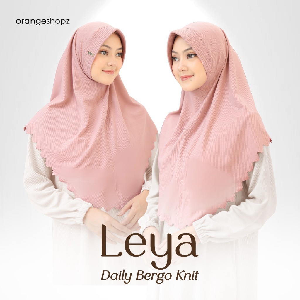 Jilbab Instan Kerudung Bergo Knit Pet Antem Leya Daily Hijab