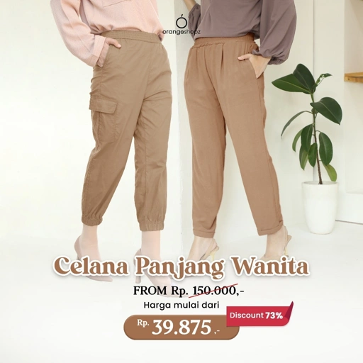 Image of Milly Comfy Airflow Pants Celana Kerja Wanita Kantor Daily