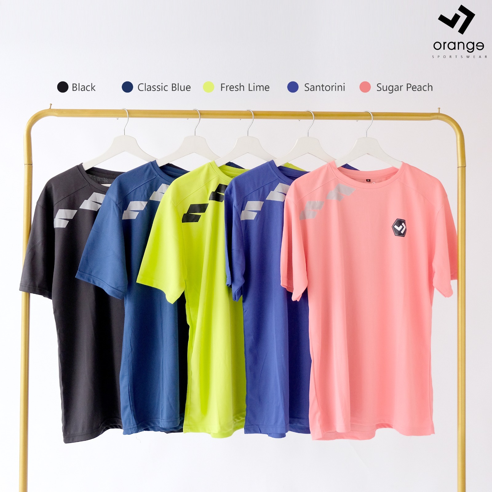 Kaos Olahraga Pria / Baju Sport Futsal Fitness Running Gym Tenis Flex Dri-Fit Sleeve