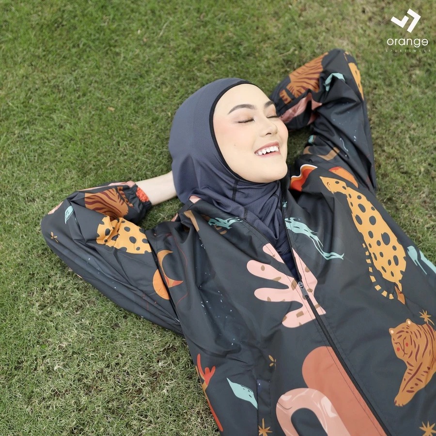 Davina Printed Jacket Anak dan Dewasa