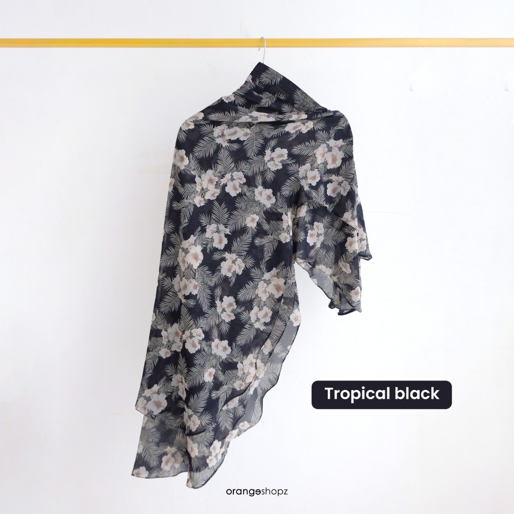 Bergo Maryam Plisket (Bergo Lylia) Motif Bunga Cerutty Babydoll Premium