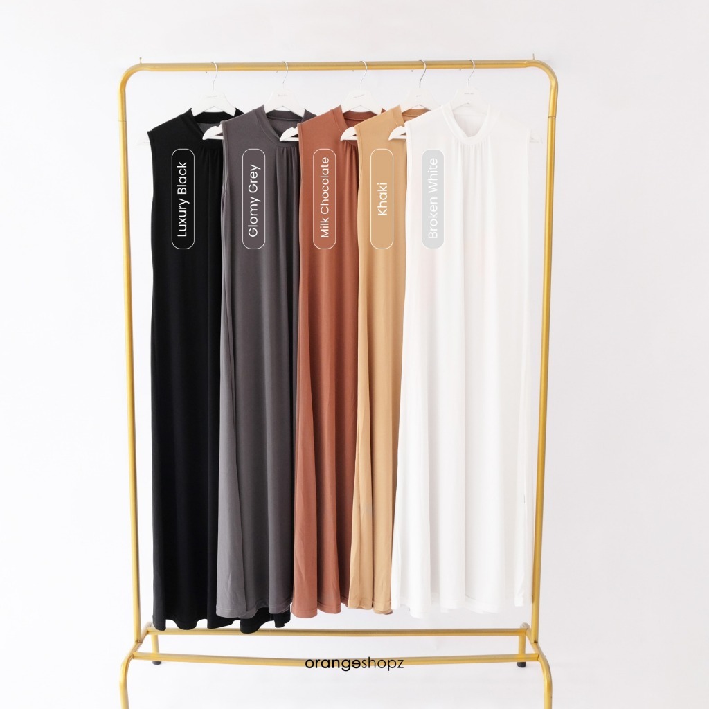 Inner Manset Gamis Wanita Lengan Panjang Mahira Daily Gamis