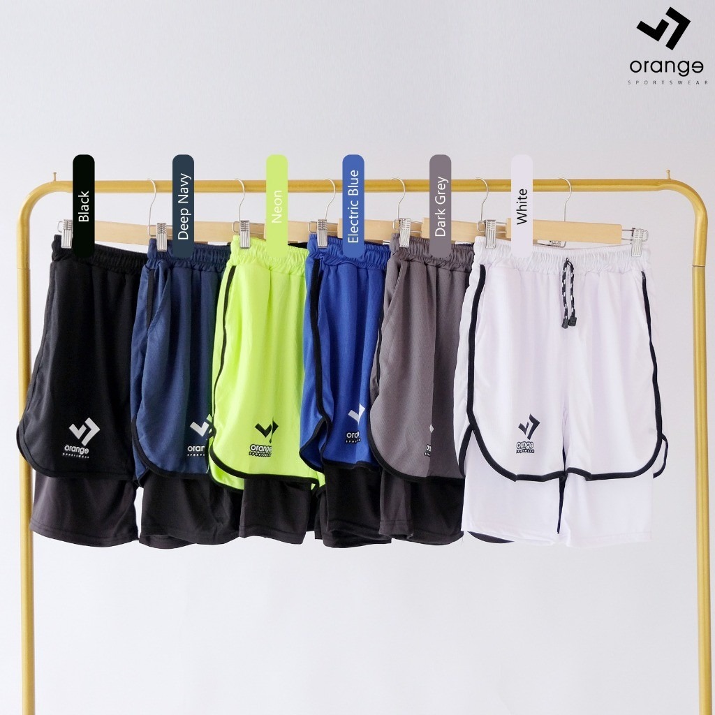 Celana Lari Pria Pakaian Olahraga Sport Running Gym Fitness Veltra 2in1 Short Pants