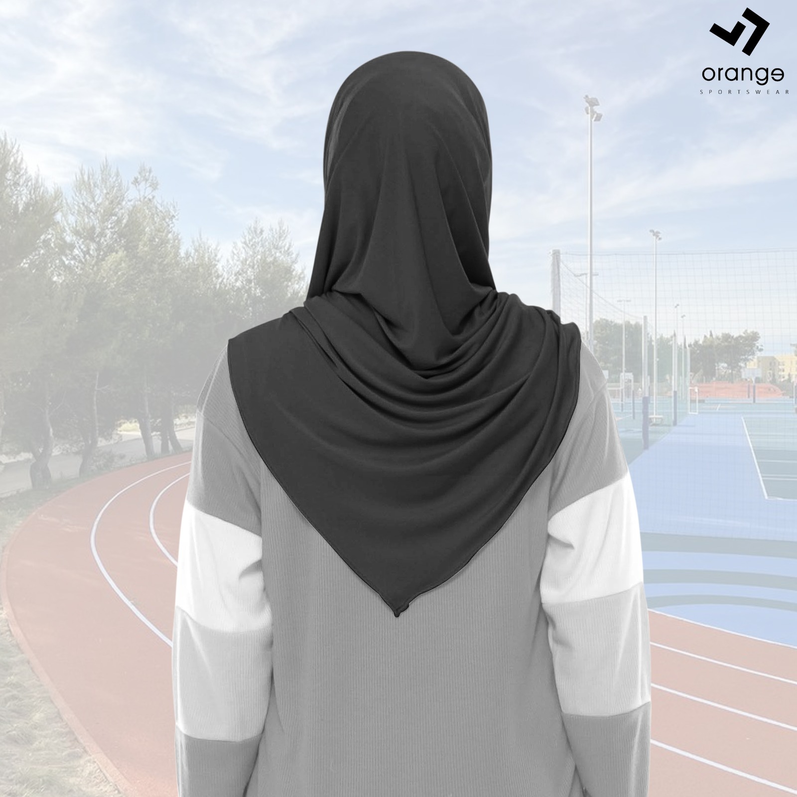 Hijab Instan Jersey Olahraga Naia Instan Square Hijab