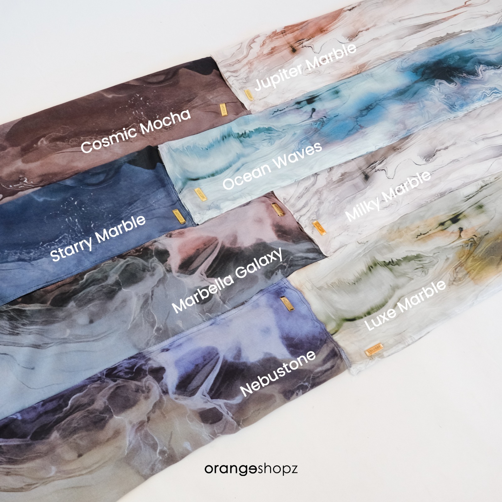 Orangeshopz - Pashmina Viscose Printed | Watercolor Pattern Printed Viscose Shawl