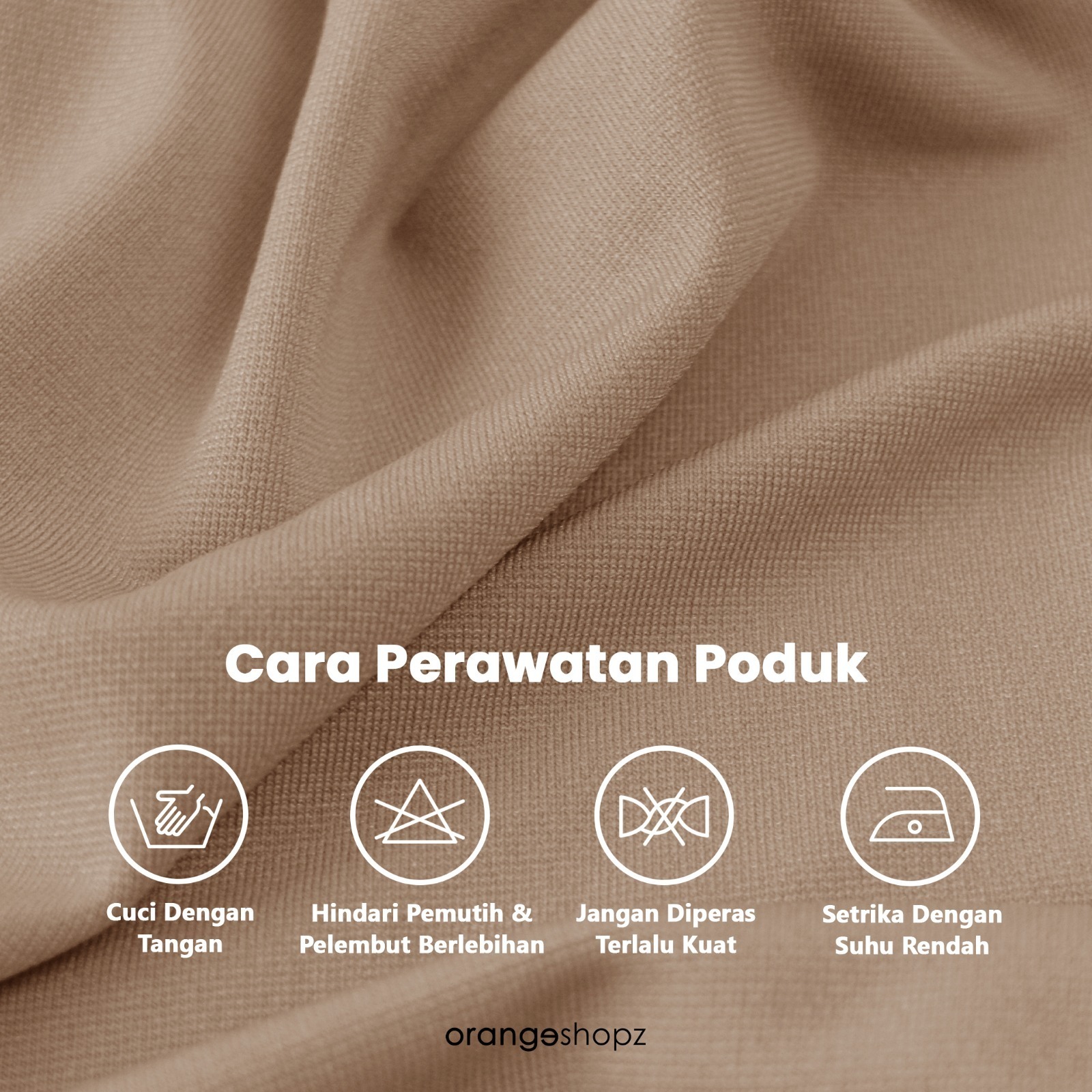 Orangeshopz - Anya Slub Instan Hijab | Bergo Instan Malay Rayon Soft Pad