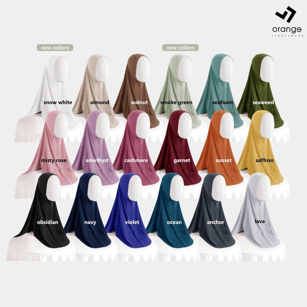Bergo Sport Jersey Olahraga Syria Instan Hijab