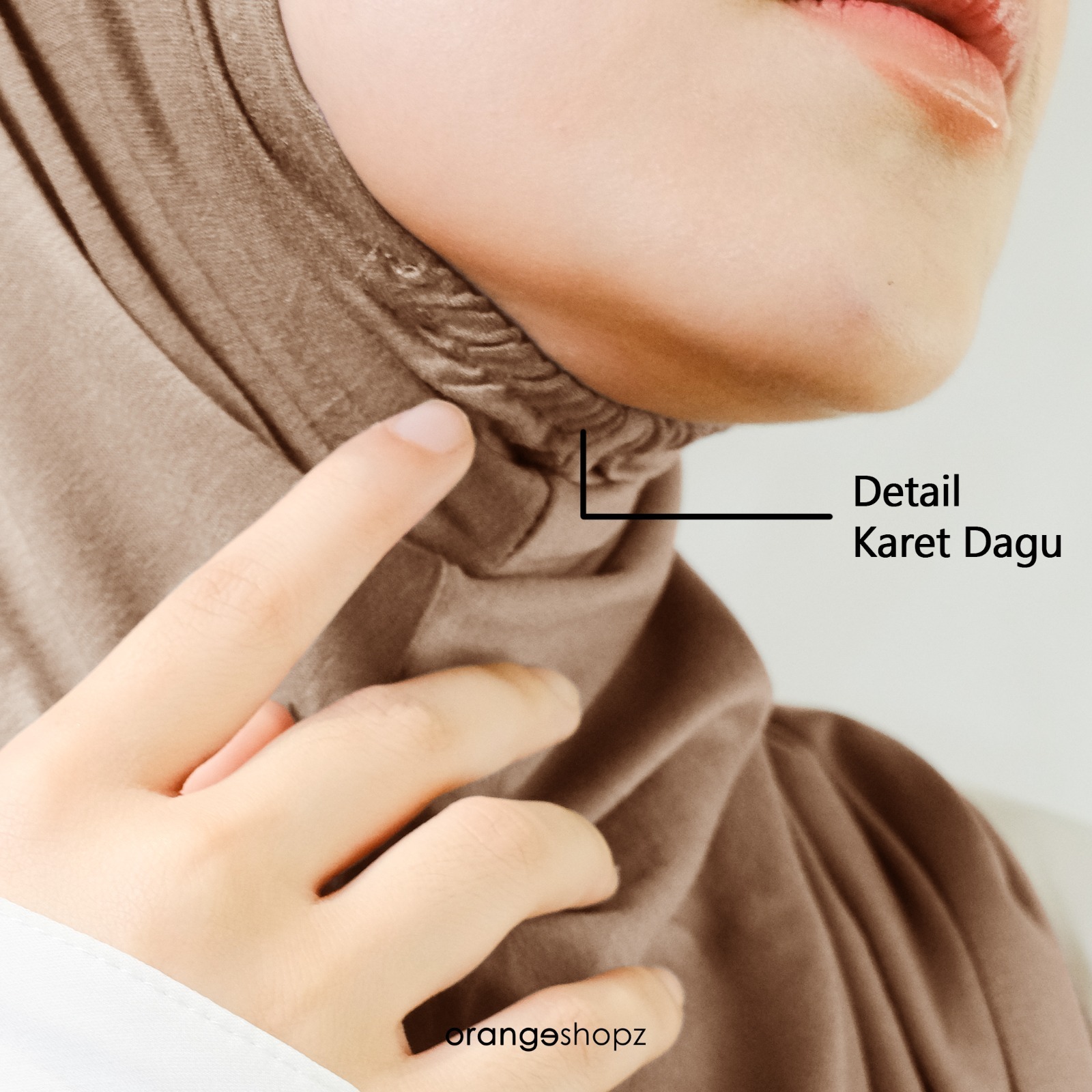 Orangeshopz - Anya Slub Instan Hijab | Bergo Instan Malay Rayon Soft Pad