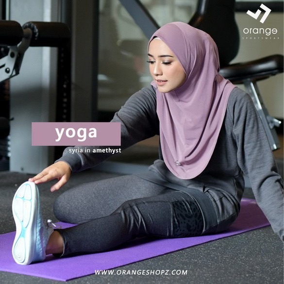 Bergo Sport Jersey Olahraga Syria Instan Hijab