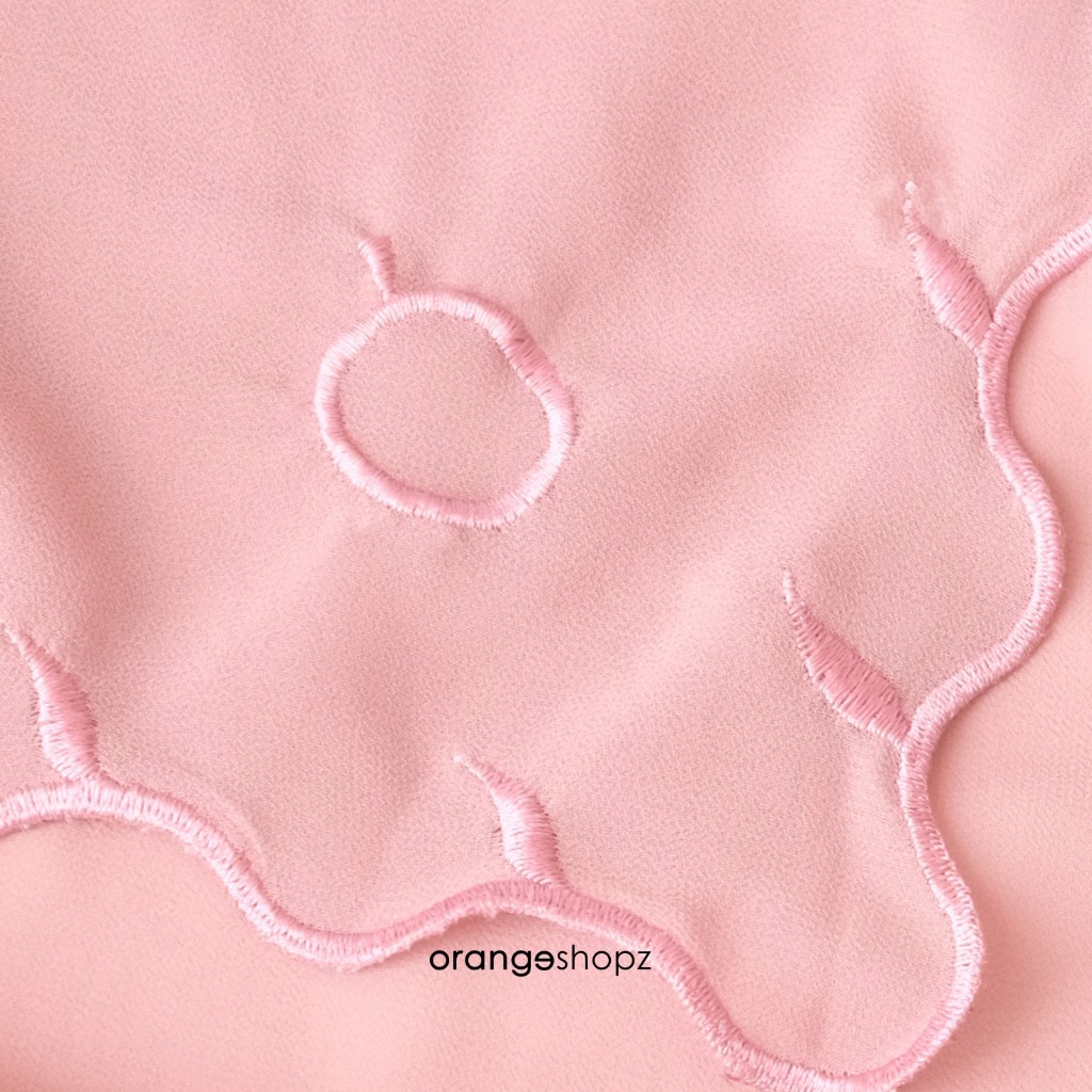 Pashmina Bordir Sulam Hijab Embroidery Lalisa Series