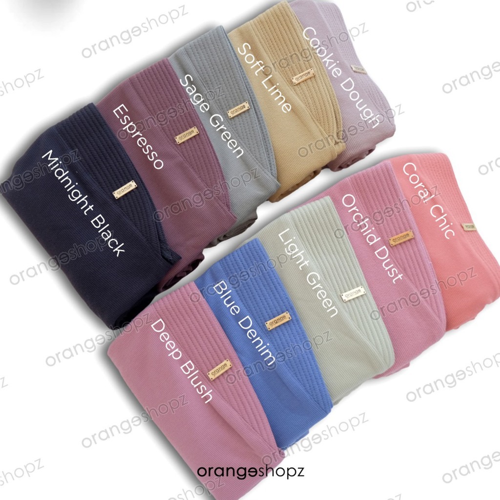 Jilbab Instan Kerudung Bergo Knit Pet Antem Leya Daily Hijab