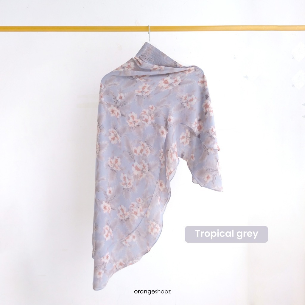 Bergo Maryam Plisket (Bergo Lylia) Motif Bunga Cerutty Babydoll Premium