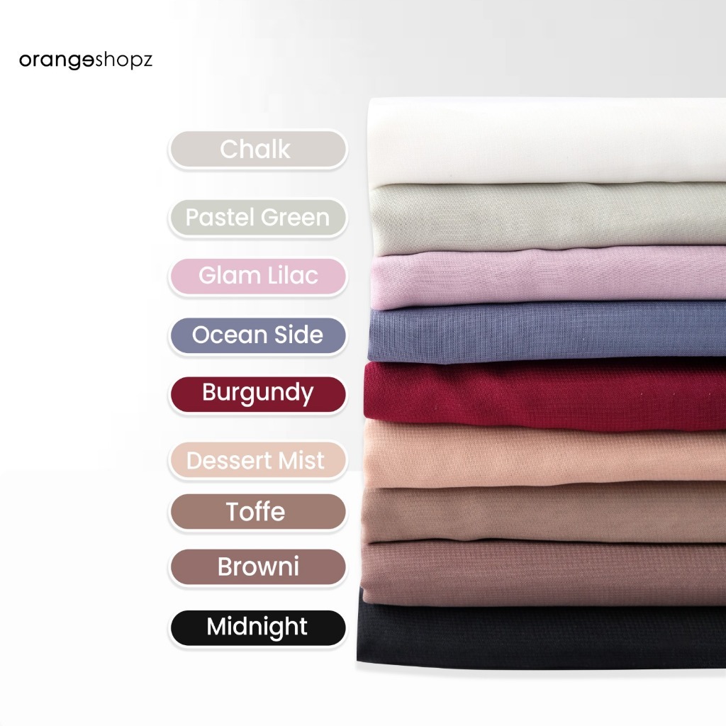 Segiempat Aleece Lasercut Kerudung Polycotton