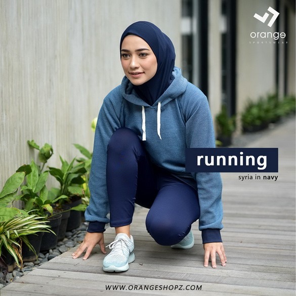 Bergo Sport Jersey Olahraga Syria Instan Hijab