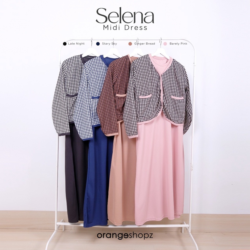 Gamis Muslim Wanita Cardigan Elora Coat Dress