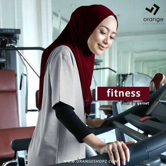 Bergo Sport Jersey Olahraga Syria Instan Hijab