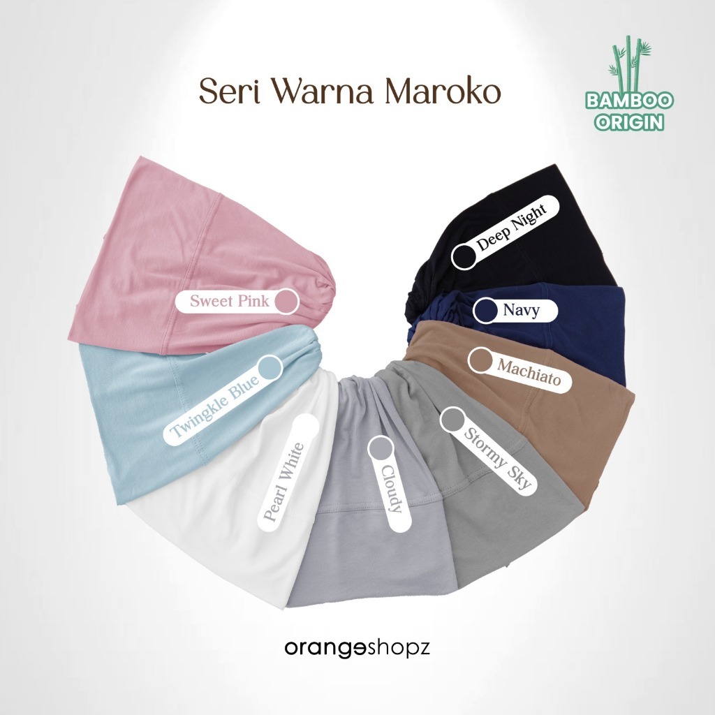 Daleman Kerudung Hijab Jilbab Ciput Anti Pusing Maroko Inner Rayon Premium
