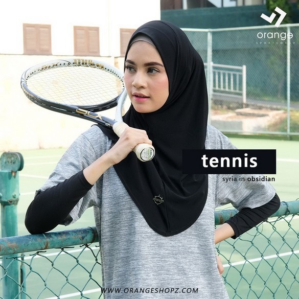 Bergo Sport Jersey Olahraga Syria Instan Hijab