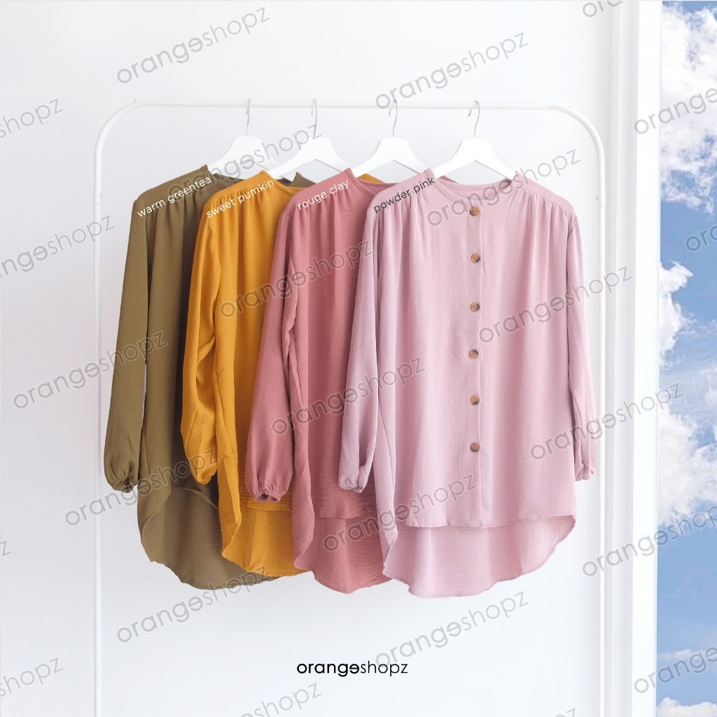 Setelan Oneset Panjang Wanita Kekinian Formal Casual Basic Premium