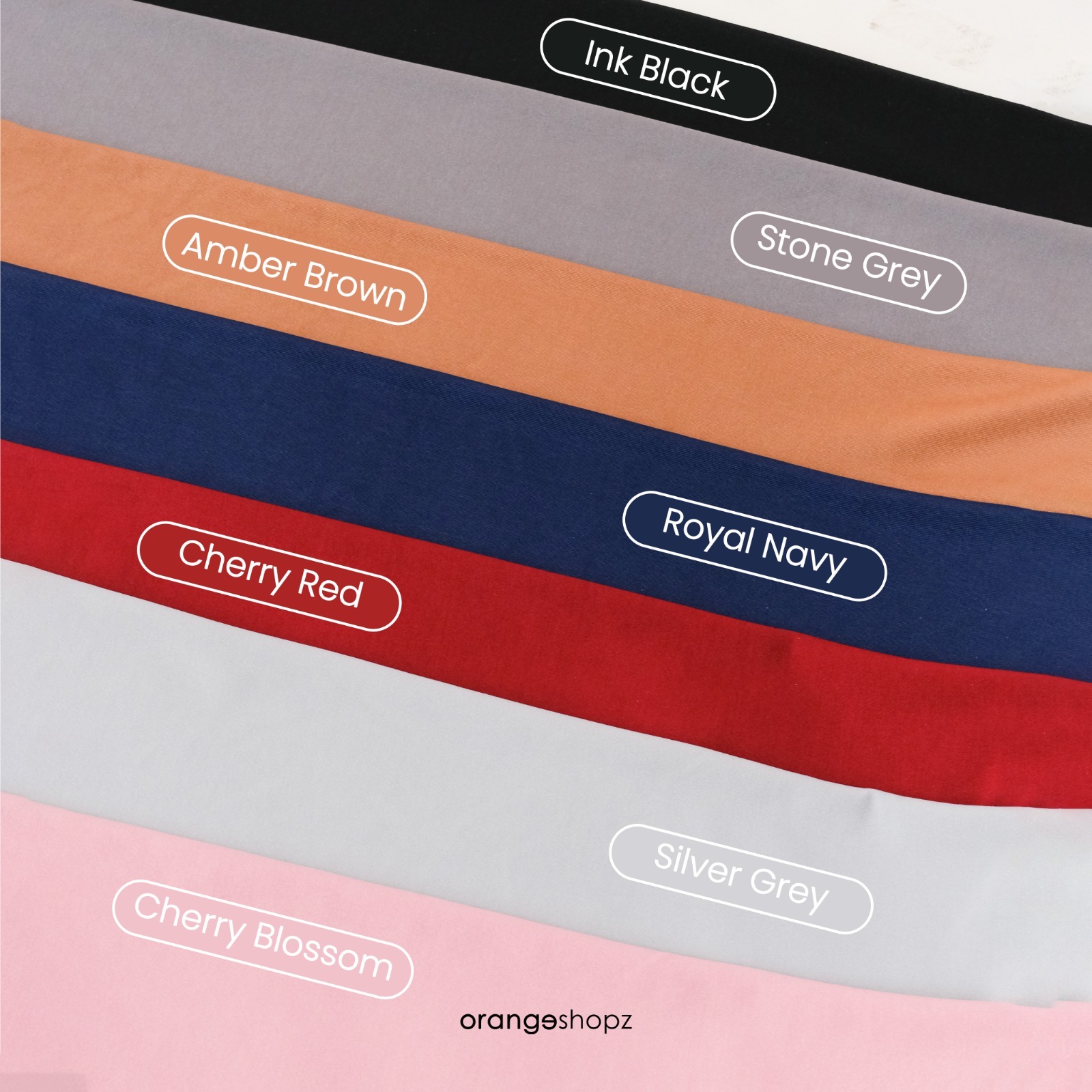 Orangeshopz - Khiban Instan Jersey Hijab Khimar Bandana Jersey Premium