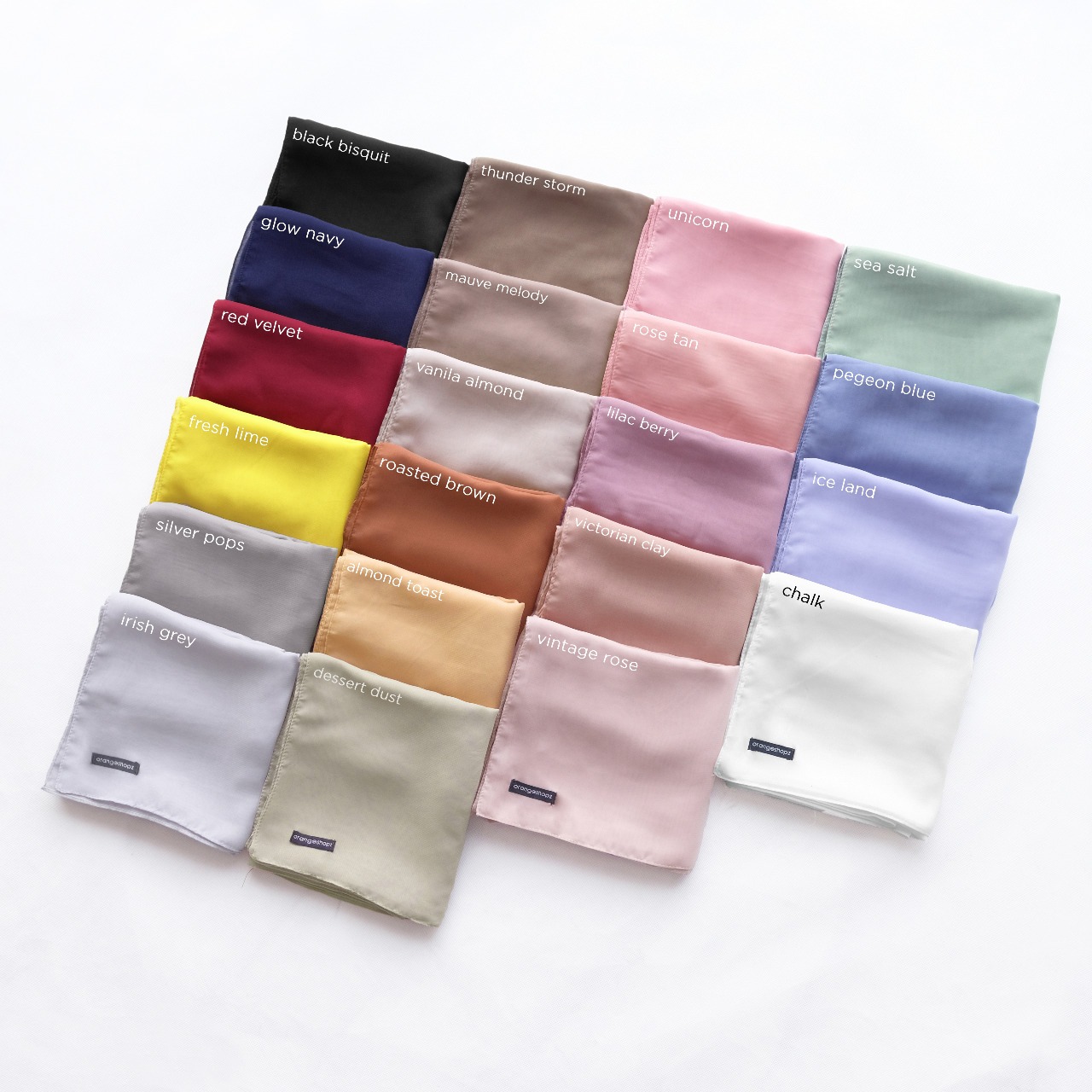 Bella Poly Cotton Square Hijab (Jahit Tepi)