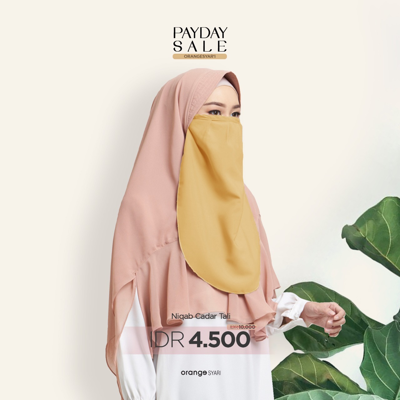 Niqab Cadar Tali