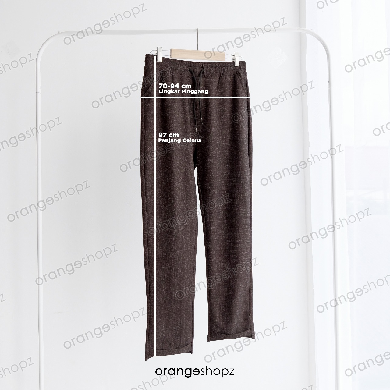 Celana Kantor Wanita Clara Bahan Premium (Emboos Motif)