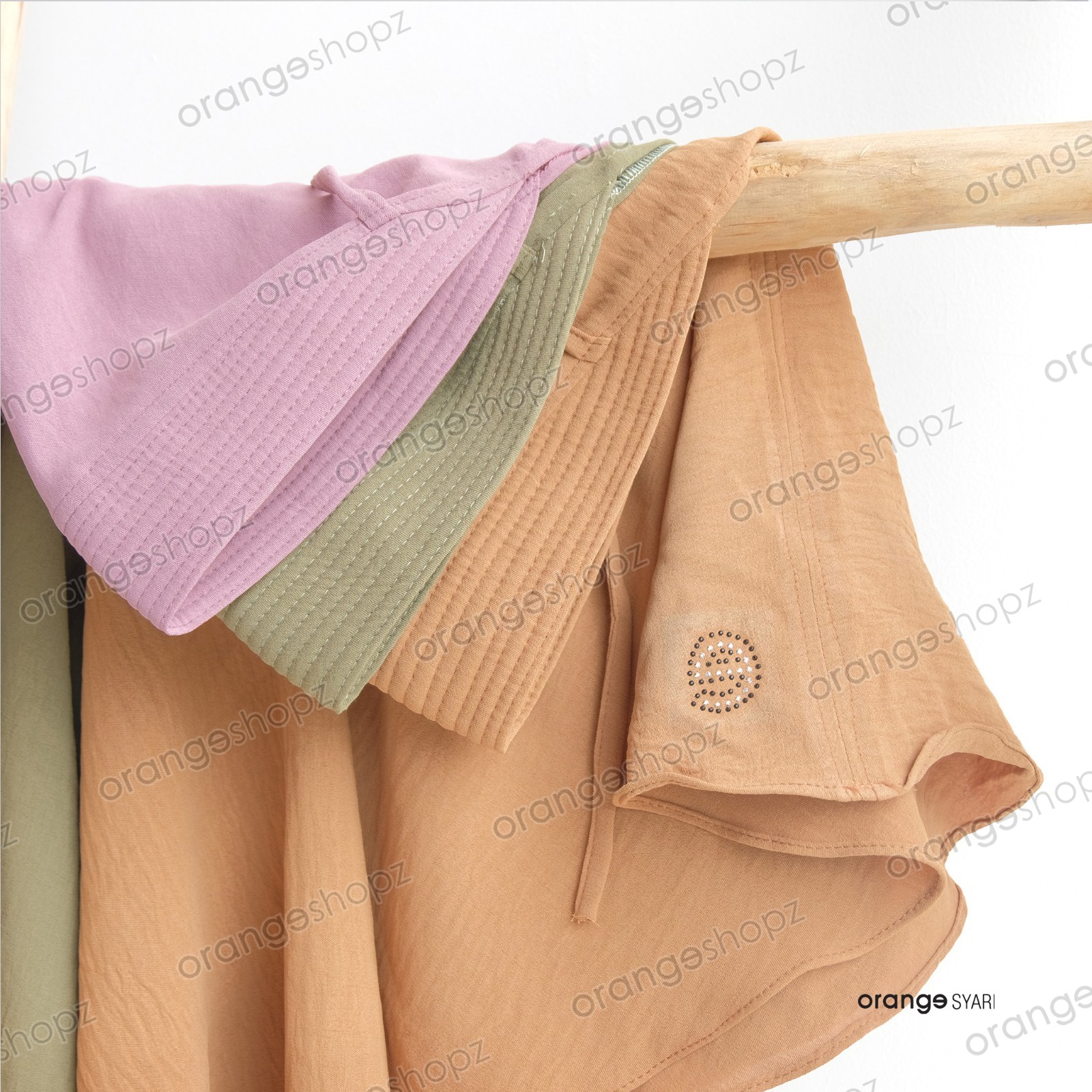 Hijab Instan Bergo Airflow COUPLE Ibu & Anak Fateemah