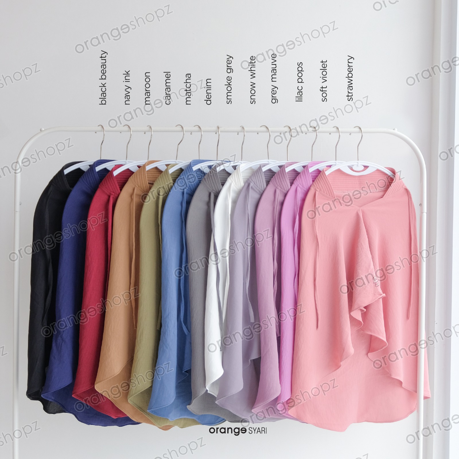 Bergo Hijab Instan Anak & Couple Fateemah Airflow Crinckle Premium