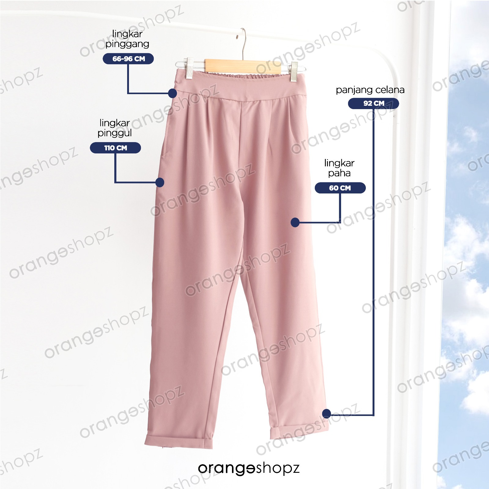 Celana Slim Fit Wanita Mayra Comfy Basic Pants