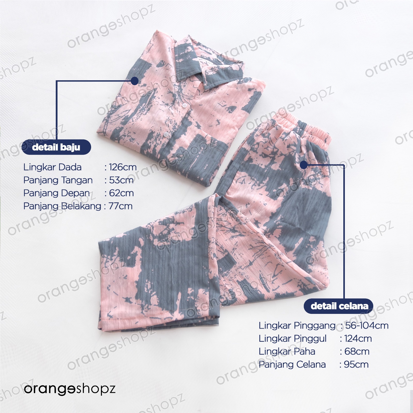 Stelan One Set Wanita Motif Adeline Airflow Crinkle