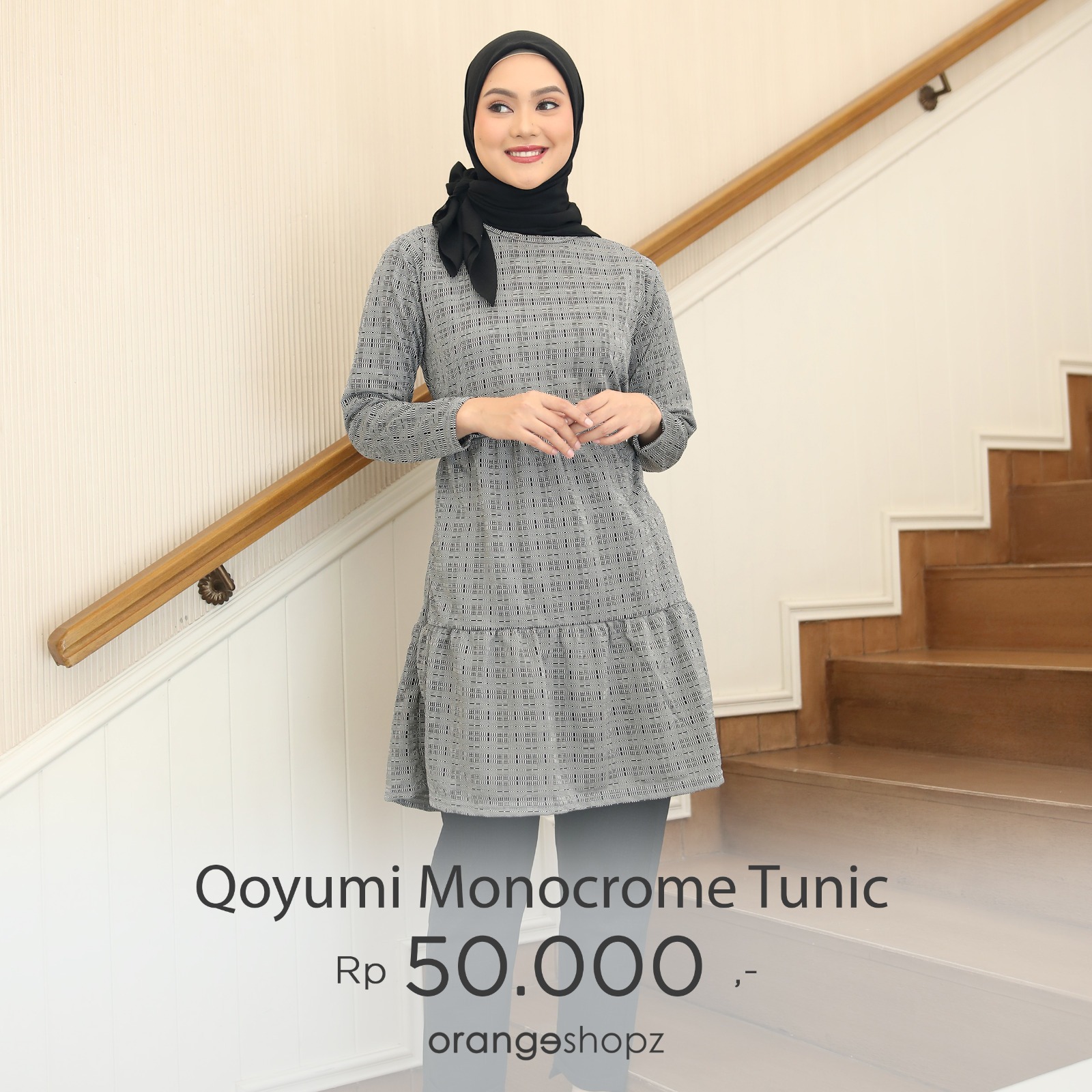 Qoyumi Daily Stripe Blouse