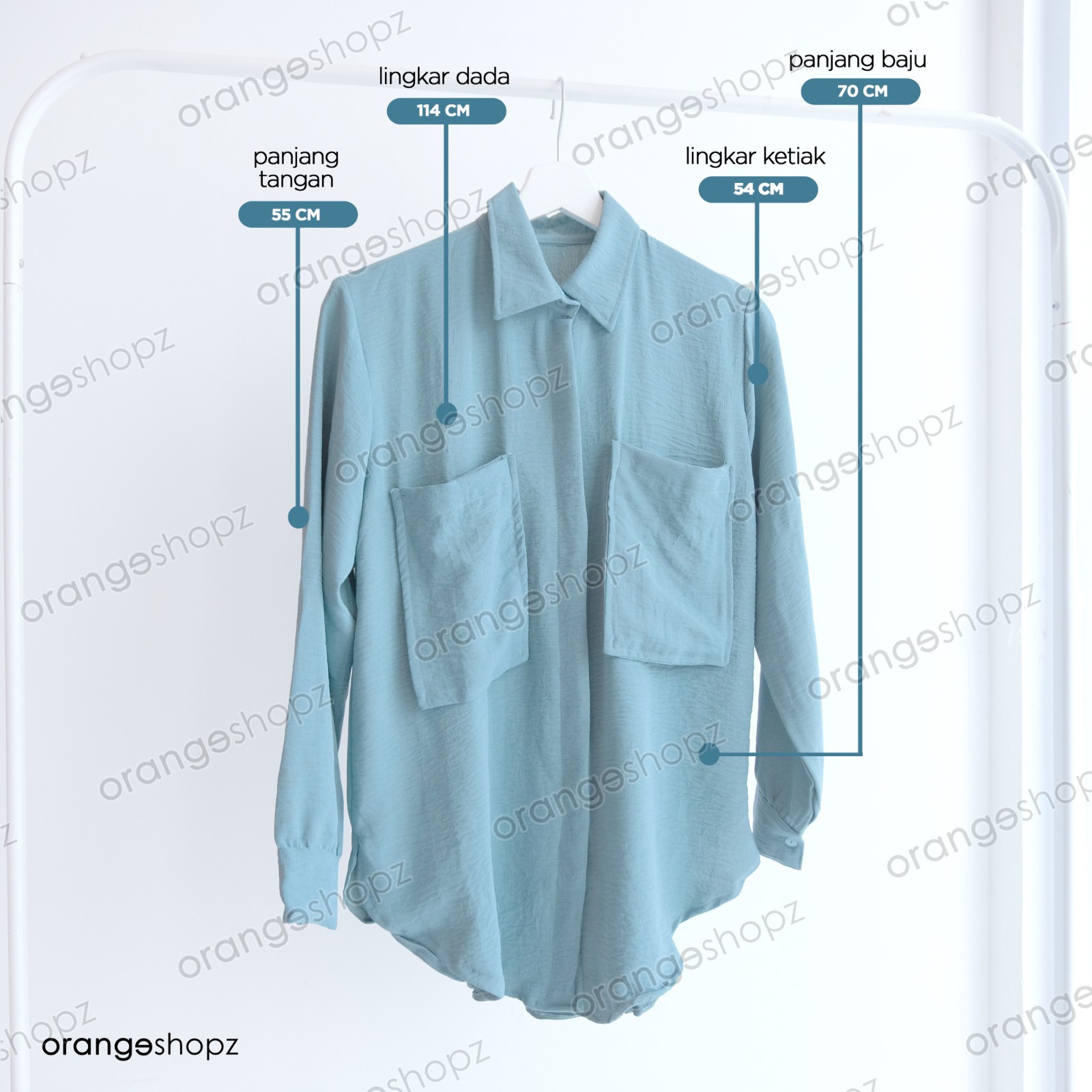 Atasan Kemeja Wanita Airflow Aliana Shirt